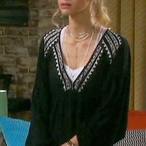 Anthropologie Band of Gypsies Black Boho Mini Dress